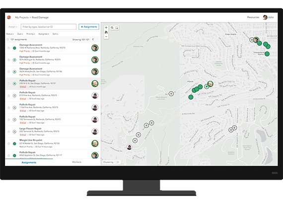Workforce for ArcGIS - real-time awareness