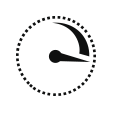 Real time data collection icon