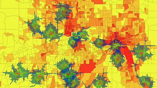Demographic heatmap - Business Analyst 