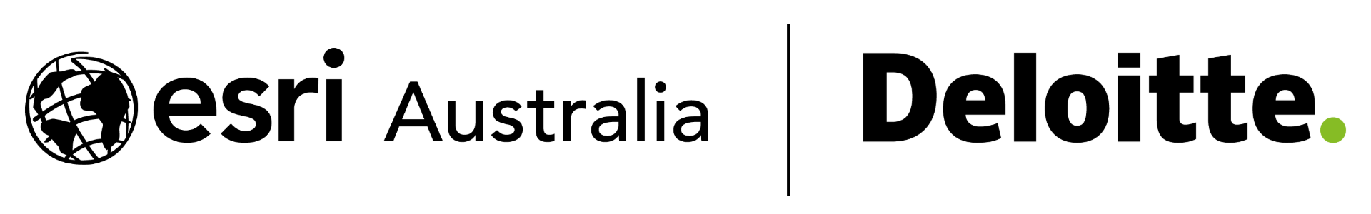 Esri Australia and Deloitte Logos