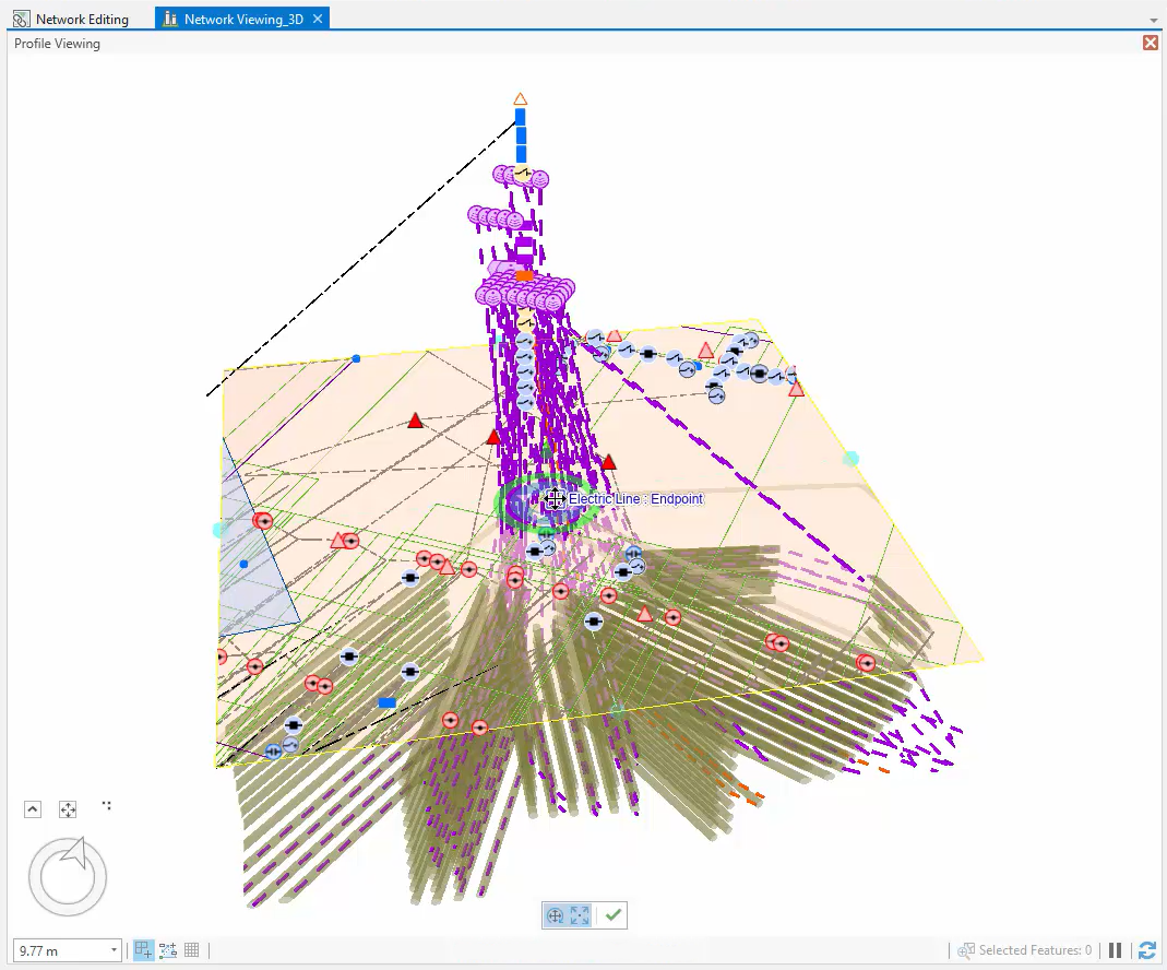 Energy Queensland 3D view of a multi layered energy substation