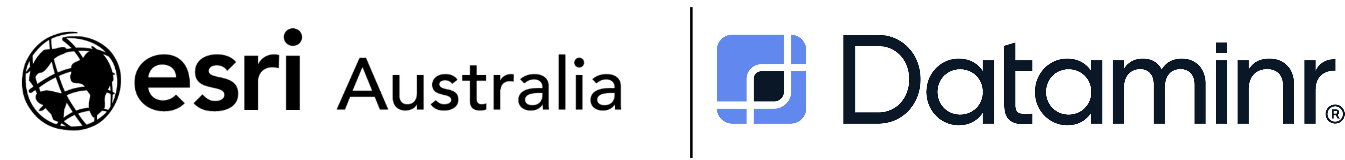 Esri Australia and Dataminir logo next to each other