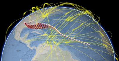 3D Global Flight Path 