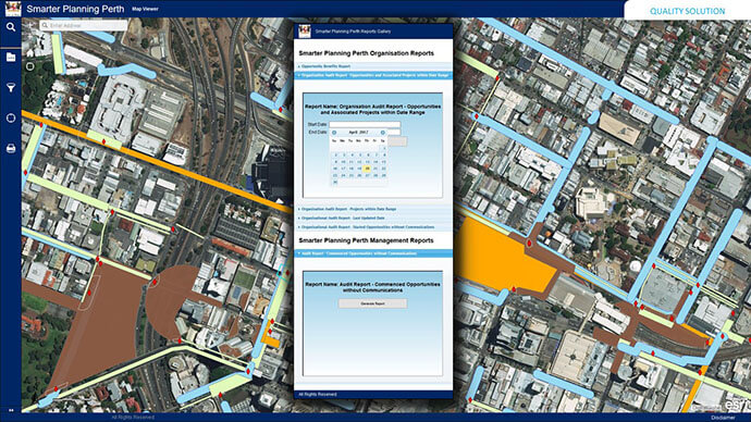Smarter Planning Perth platform