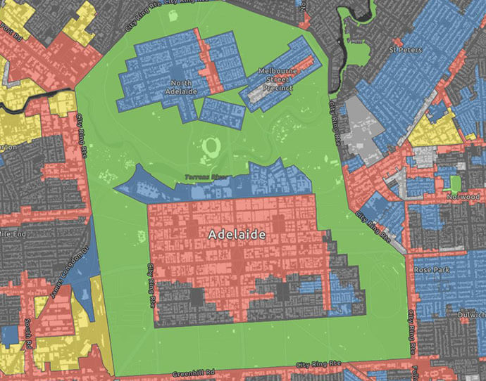 Adelaide fire cladding survey Story Map