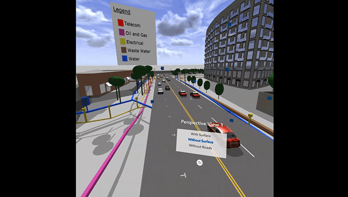 Working with utilities data in VR