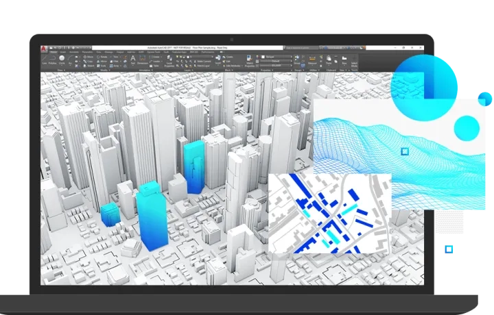 Autodesk and Esri partnership illustration