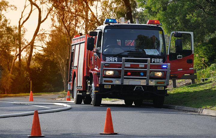 emergency services homepage card