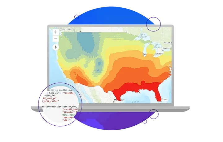 Create maps, analyse data image
