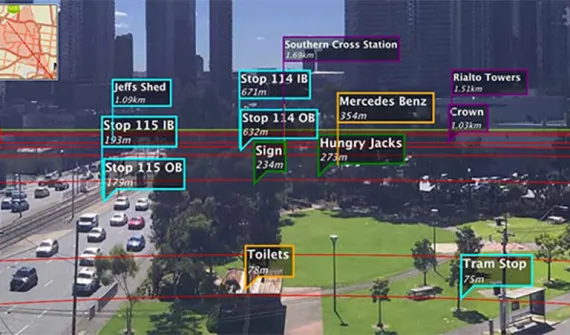 Enterprise GIS data meets Augmented Reality - Card