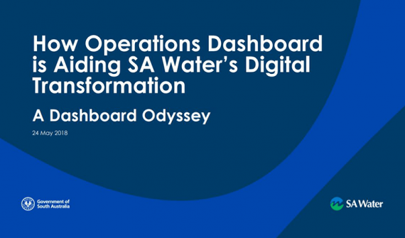 SA Water’s digital transformation: Operations Dashboard card