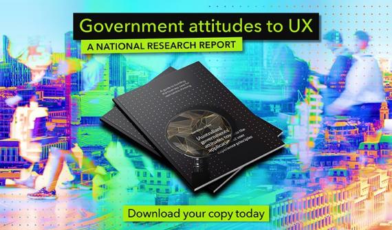 Gov attitudes to UX report card image