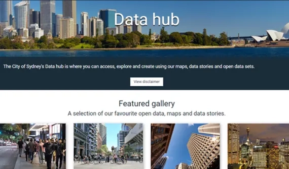 City of Sydney ArcGIS data hub