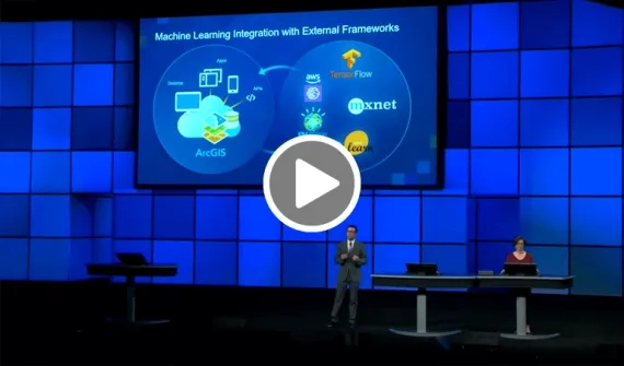 AI and ML with ArcGIS card image