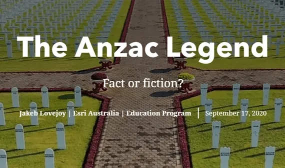 The Anzac legend card image