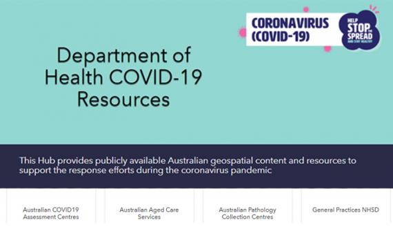 Department of Health COVID-19 geospatial resources