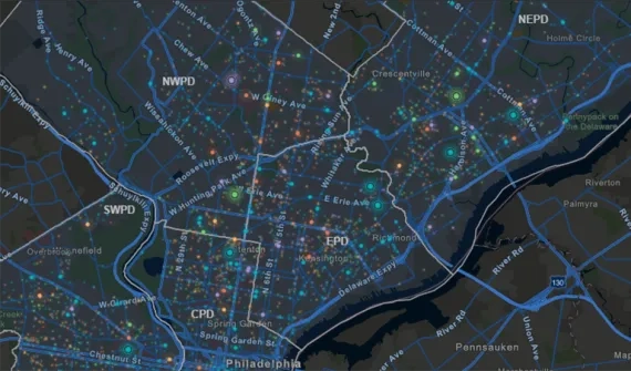 Crime map - Philadelphia card image