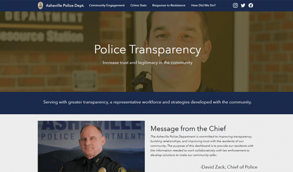 Police transparency hub card image