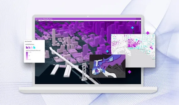 Screen shot of ArcGIS Developer imagery
