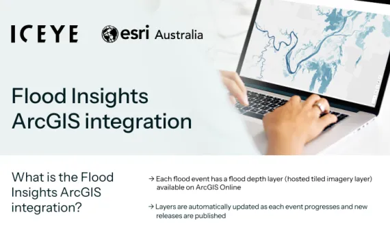 ICEYE Partnership Esri Australia Integration