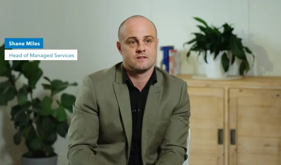 Esri Australia Head of Managed Services Shane Miles 