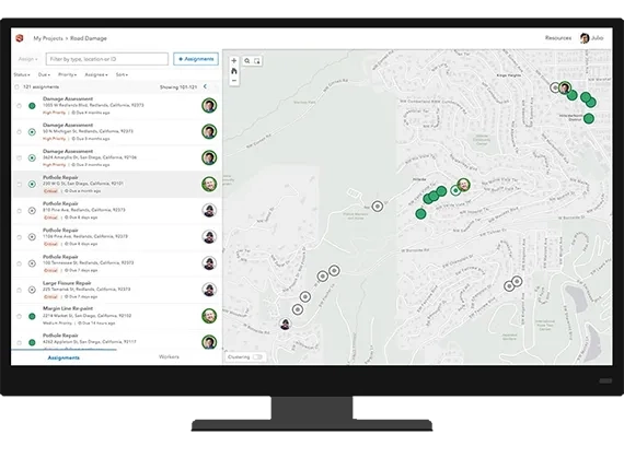 Workforce for ArcGIS - real-time awareness