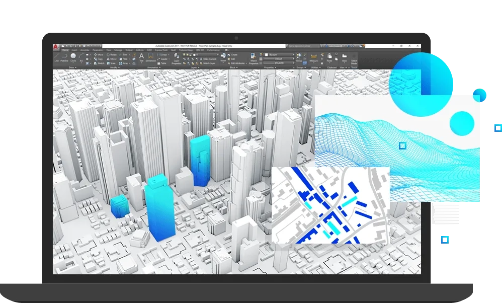 Autodesk and Esri partnership illustration