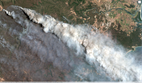 Use ArcGIS Living Atlas to view Australia fires