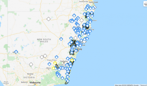 Current bushfires in New South Wales