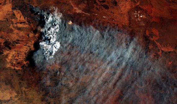 Copernicus bushfire image